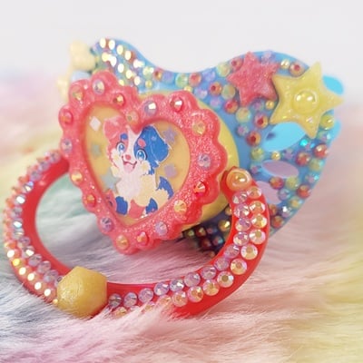 Kidcore pup-play adult pacifier