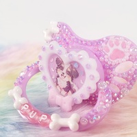 Pastel Pup Pet Play Pacifier - Thumbnail 1
