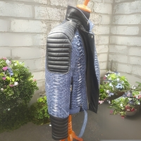 Biker Leather Jacket - Thumbnail 3