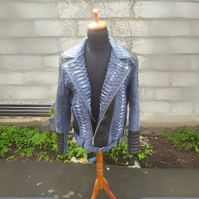 Biker leather jacket