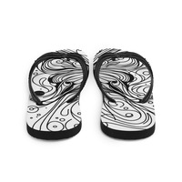 Butterfly Frabic. Flip-Flops - Thumbnail 2