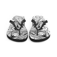 Butterfly Frabic. Flip-Flops - Thumbnail 3