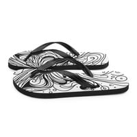 Butterfly Frabic. Flip-Flops - Thumbnail 4