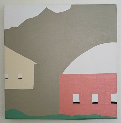 The Compound (Marfa) - original painting