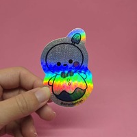 LADS Happy Snowman sticker - Thumbnail 1