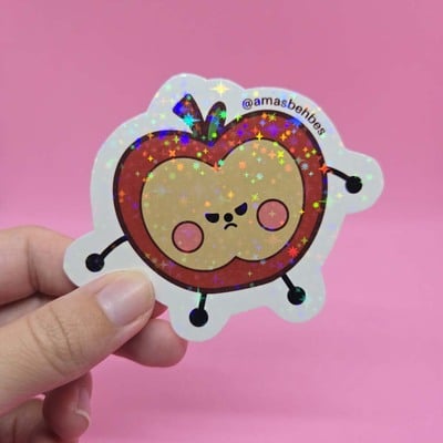 Lads sunny apple sticker