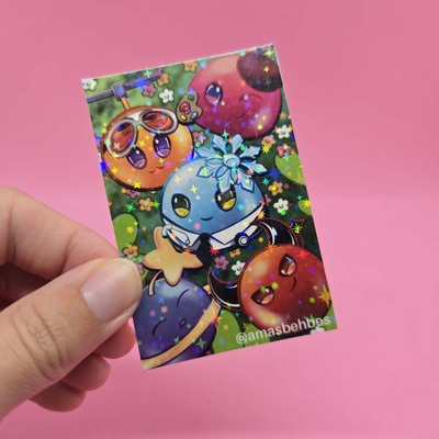 Lads blobbus sticker (stars)