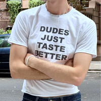 Free Shipping-DUDES JUST TASTE BETTER TEE - Thumbnail 1