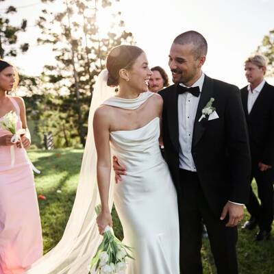 Sexy satin wedding dress, satin bridal dress bridal gown