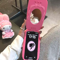 RETRO PINK MIRROR PHONE CASE - Thumbnail 3