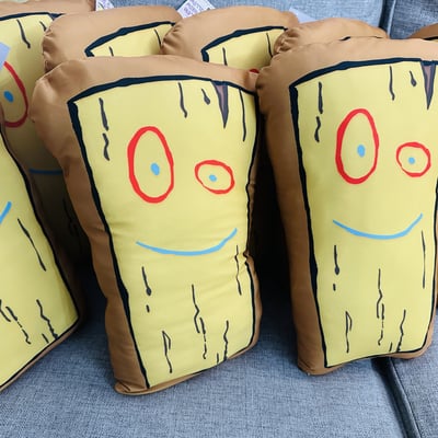 Plank throw pillow