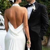 Sexy Halter Wedding Dress, Backless Bridal Dress Bridal Gown - Thumbnail 1