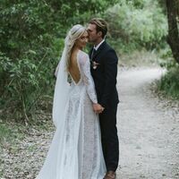 Sexy Lace Wedding Dress, Backless Bridal Dress Bridal Gown - Thumbnail 1