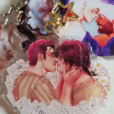 Acrylic keychain - cid&clive history