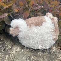 Brown Parti Fluffy Amigarumi Pomeranian - Thumbnail 1
