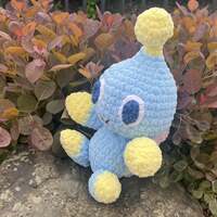 Posable Amigarumi Chao Plush - Thumbnail 1