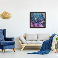 Luminous Chaos Abstract Art Print - Thumbnail 3