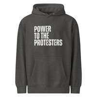 Power to the Protesters Hoodie Social Justice Activist Unisex Premium Mid-Weight Statement Hoodies Hooded Sweatshirt  - Thumbnail 8