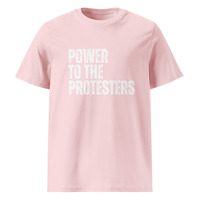 Power to the Protesters Unisex 100% Organic Cotton T-Shirt Social Justice Activist Protest Graphic Tees - Thumbnail 28