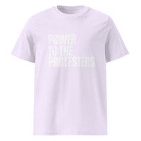Power to the Protesters Unisex 100% Organic Cotton T-Shirt Social Justice Activist Protest Graphic Tees - Thumbnail 32