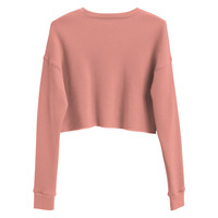 In My Activist Era Womens Cropped Crew Neck Crop Sweatshirt - Thumbnail 3