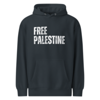 Free Palestine Gaza Hoodie Social Justice Activist Protest Statement Unisex Premium Mid-Weight Statement Hoodies  - Thumbnail 4