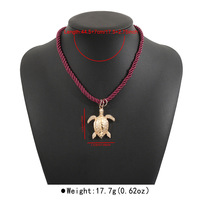 Ocean Style Sea Turtle Fish-shaped Pendant Necklaces for Women - Thumbnail 3