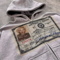 MARILYN MONROE ZIP HOODIE - Thumbnail 8
