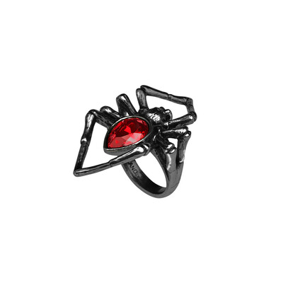 Black spider widow ring