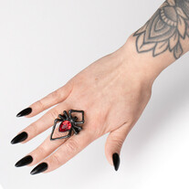 Black Spider Widow Ring