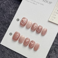 10pcs handmade heartbeat Nait Art - Thumbnail 3