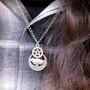 Celtic Crows and Pentacles Necklaces-1