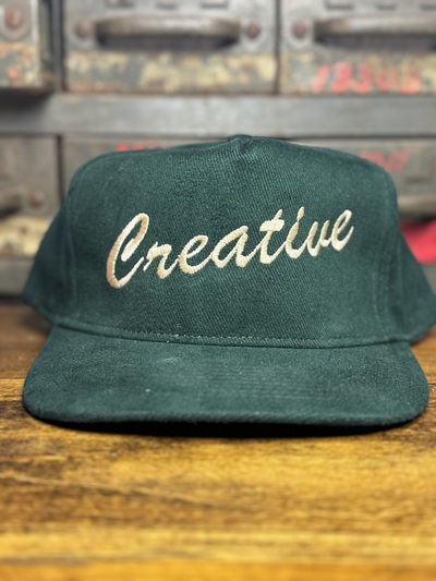 CREATIVE green adjustable hat 