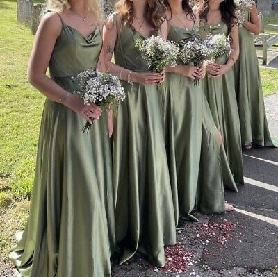 Olive Green Bridesmaid Dresses for Wedding Party