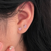 CHERRY & HEART EARRINGS - Thumbnail 2