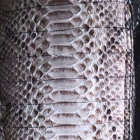 Cafe Racer Snakeskin Leather Jacket - Thumbnail 5