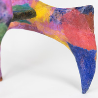 Original Clay Sculpture Artwork - The Animal on the Rock [#SS25SC007] 2025 - Thumbnail 3