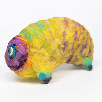 Original Clay Sculpture Artwork - The Animal Grazing on Grass [#SS25SC002] 2025 - Thumbnail 5