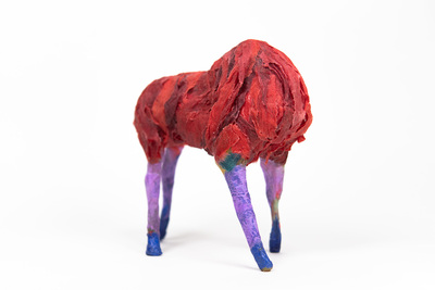 Original Clay Sculpture Artwork - The Animal in the Field [#SS25SC003] 2025