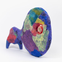 Original Clay Sculpture Artwork - The Animal Basking in the Moonlight [#SS25SC004] 2025 - Thumbnail 1