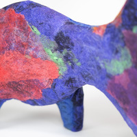 Original Clay Sculpture Artwork - The Animal Basking in the Moonlight [#SS25SC004] 2025 - Thumbnail 6