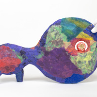 Original Clay Sculpture Artwork - The Animal Basking in the Moonlight [#SS25SC004] 2025 - Thumbnail 7