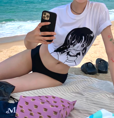 CRYING SMILE ANIME TEE