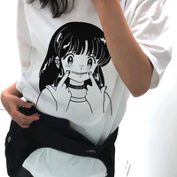 CRYING SMILE ANIME TEE - Thumbnail 1