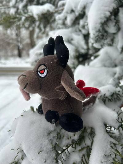 Jersey Devil keychain plush