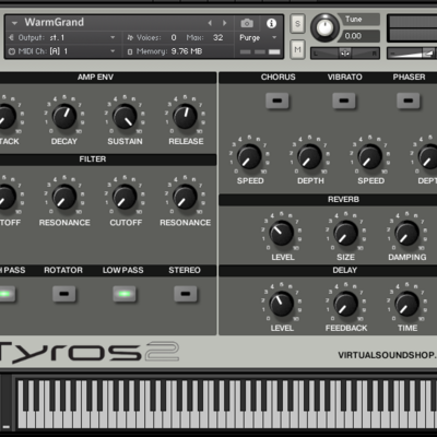 Tyros 2 kontakt library virtual instrument nki vst software