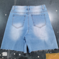 RIPPED DENIM SHORTS - Thumbnail 4