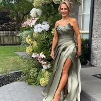 Oliver A Line Side Slit Mother Of The Bride/ Groom Dresses Formal Evening Dress - Thumbnail 1