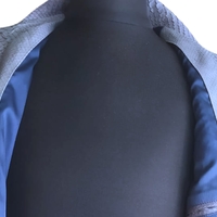 Rock Blue Snakeskin Motorcycle Leather Jacket - Thumbnail 2