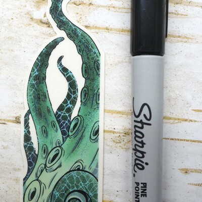 Tentacle notation sticker